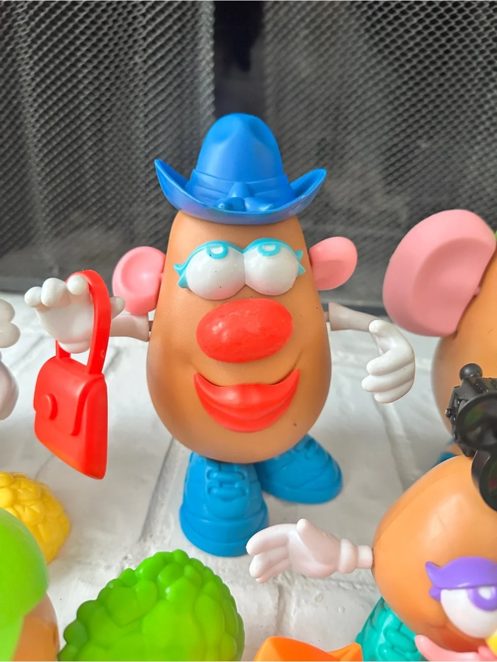 Mr. Mrs. Baby Potato Head Accessories Disney Lot 7 Large 4 Small Mickey Mouse